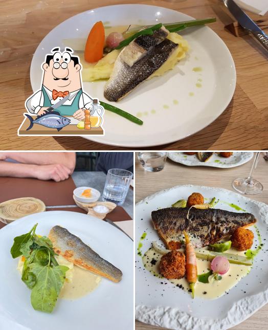 Saumon grillé à Table et comptoir