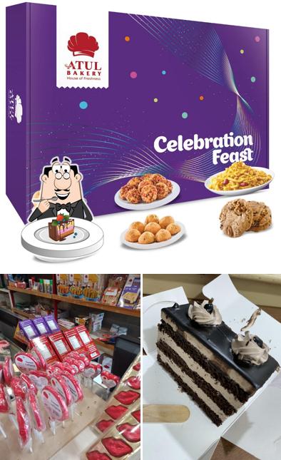 Chocolate cake at Atul Bakery Nana Mauva Rajkot