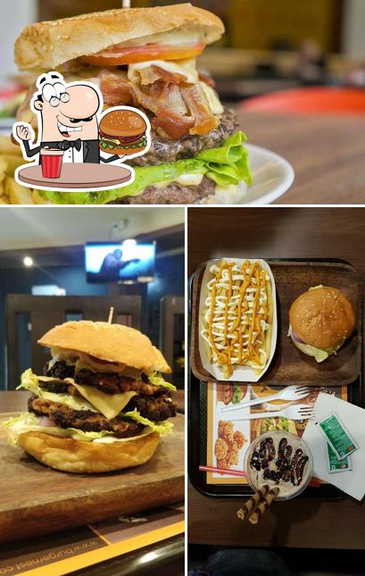 Get a burger at Burger Nest