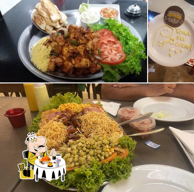 Comida em Espetinho de ouro choperia
