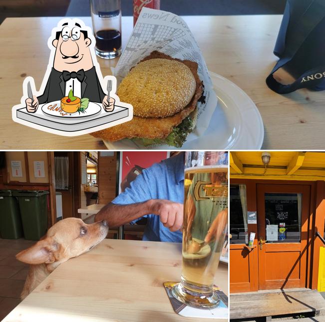 Tra le varie cose da Imbiss Mini Snack si possono trovare la cibo e interni