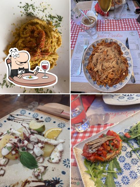 Ceviche al Osteria Santa Cecilia