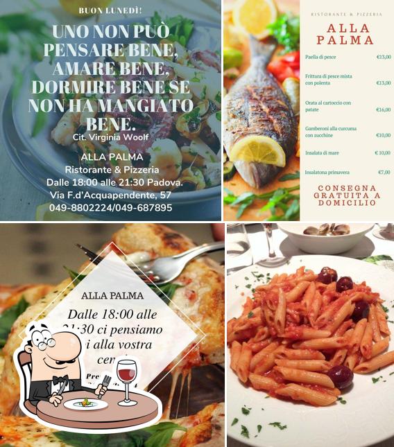 Platti al Pizzeria alla Palma