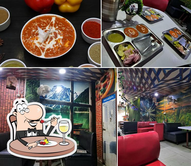 Take a look at the photo displaying food and interior at Shree baba Haridas family Dhaba