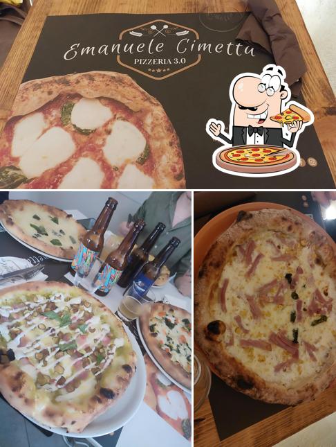 A Pizzeria Emanuele Cimetta, puoi assaggiare una bella pizza
