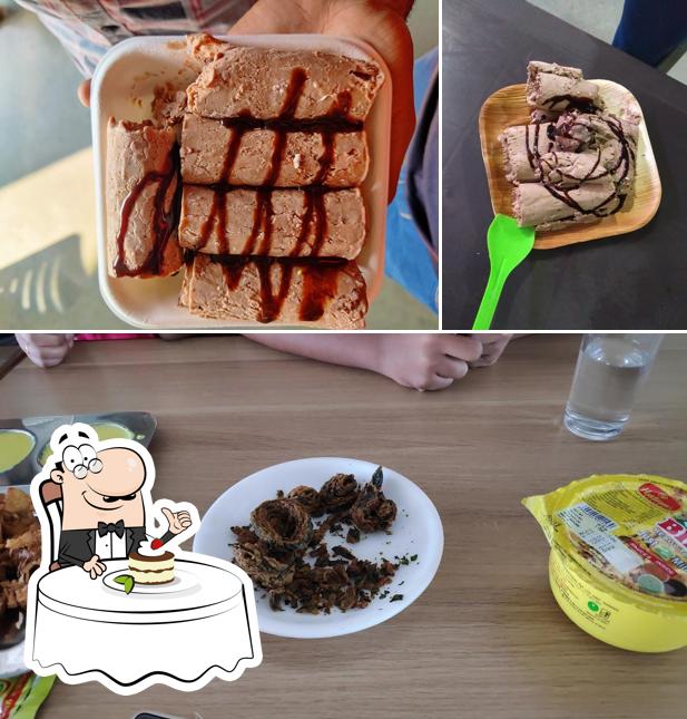 Hotel Surbhi (Pure Veg) serves a selection of desserts