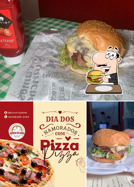 Hambúrguer em JARDIM DO ÉDEN PIZZARIA