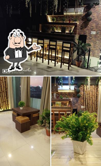 The picture of Shree Sai Cafe & Restaurant’s interior and dining table