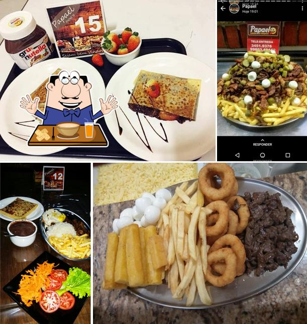 Platos en Papael Dog's e Panquecaria