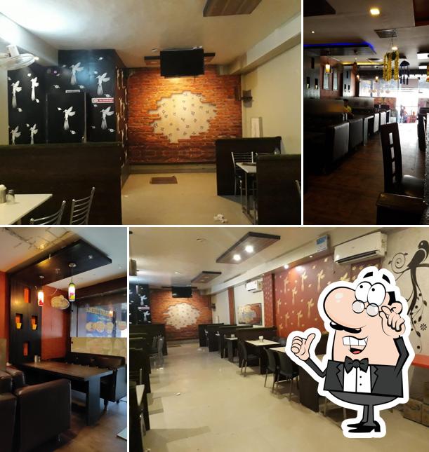 The interior of Amrit Dhaba