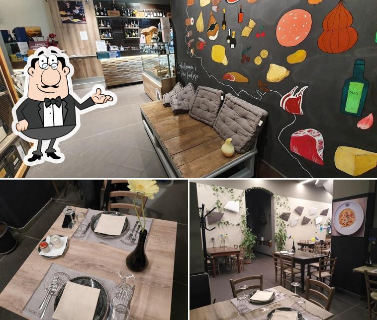 Gli interni di BLU BISTROT