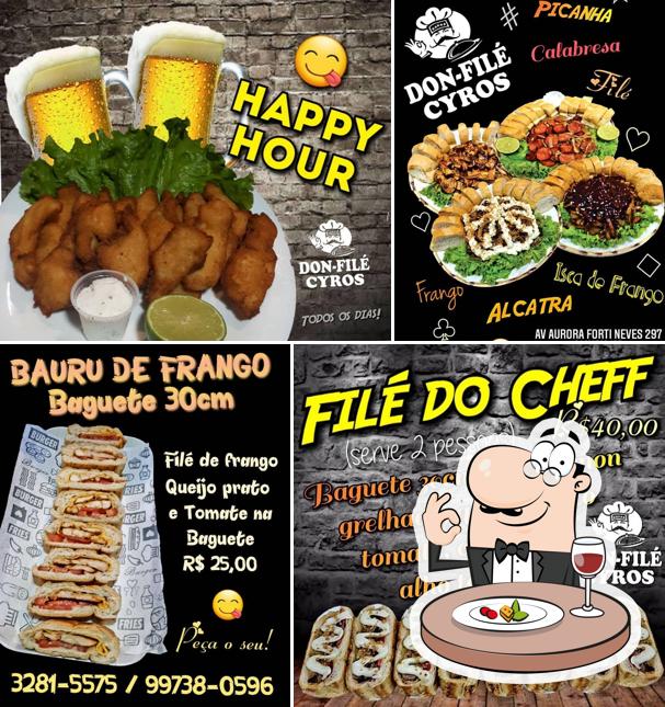 Comida em Don Filé Cyros