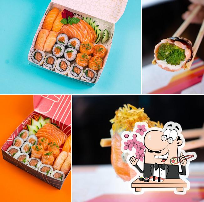 No Mokai Sushi Canoas Buffet e Delivery, você pode tentar sushi
