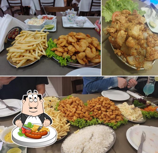 Tempura de camarão em Espetinho de ouro choperia