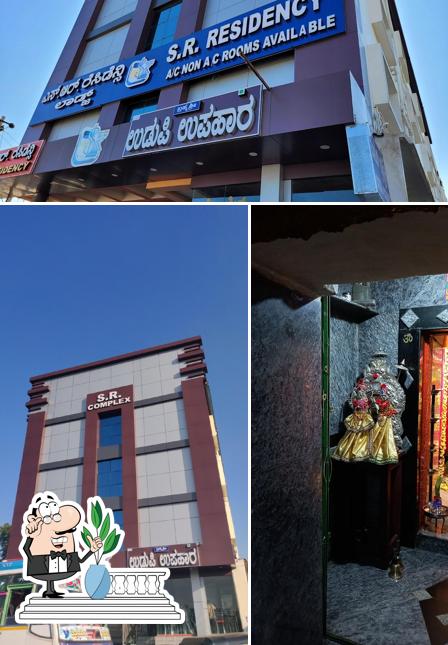 Enjoy the view at the outside area of S R Hotel