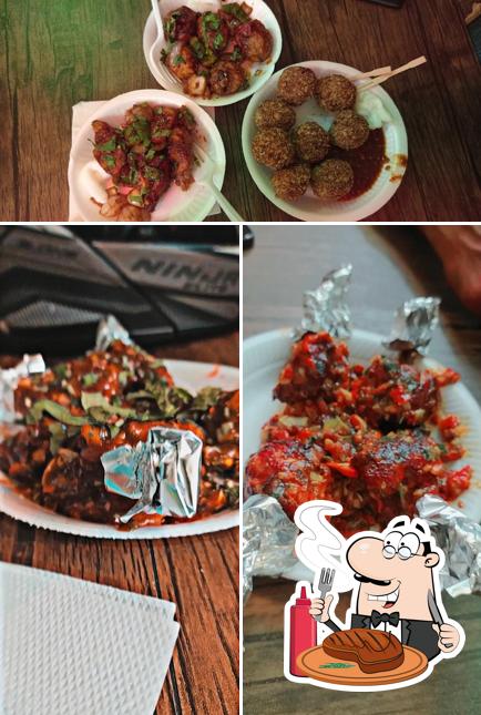 Pick meat meals at Rahul Momo