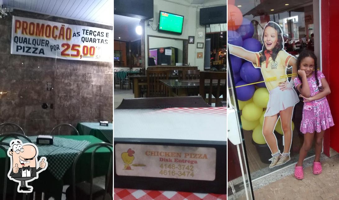 See this picture of Chicken Pizza