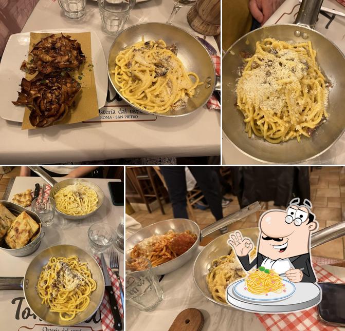 Spaghetti alla carbonara al Tonnarello San Pietro
