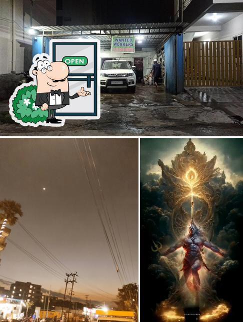 The picture of exterior and food at Sri vaishno devi bar and restaurant