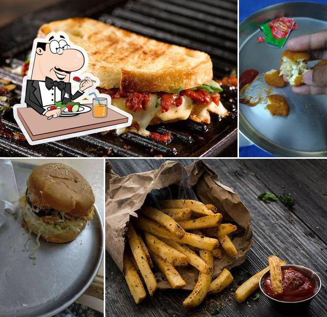 Pulled pork sandwich at Le Wrap Factorie