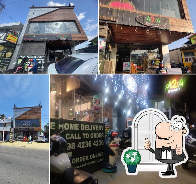 Check out how A2A Restaurant looks outside