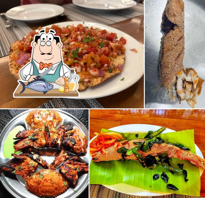 Grilled salmon at Shetty Lunch Home (Bar and Restaurant)