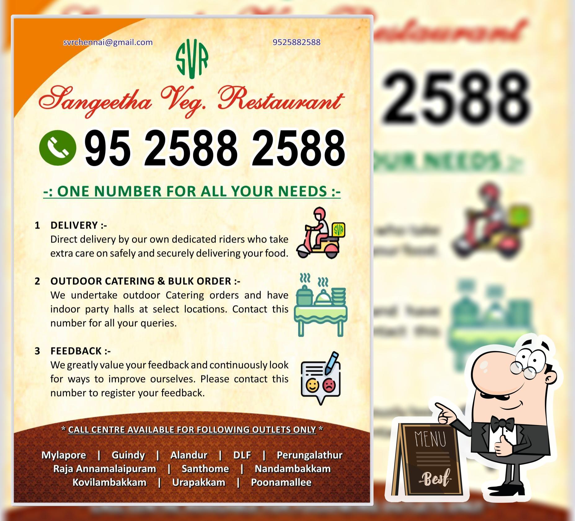 Sangeetha Veg Restaurant - RA Puram