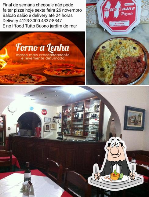 A Tutto Buono Pizzaria se destaca pelo comida e interior