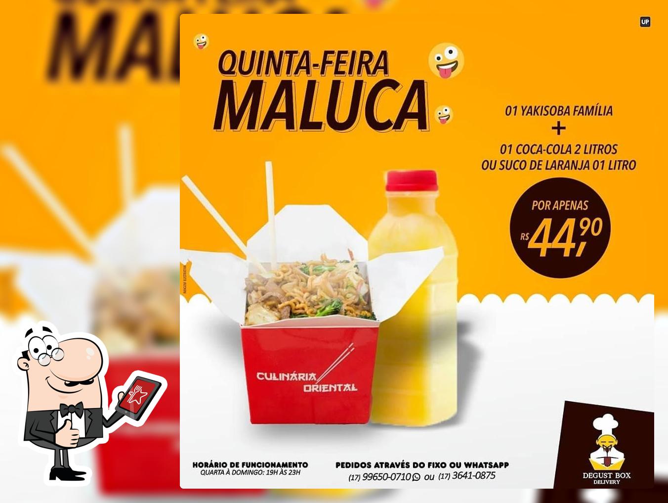 Leia as informações sobre o Degust Box