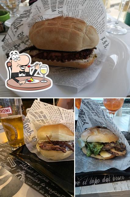 Panino con maiale stirato al Kite Beach Bar & Restaurant