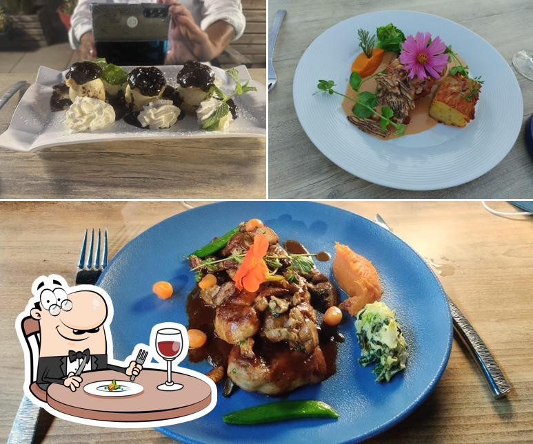 Plats à Bistrot le Toit Bleu - Restaurant Toit Terrasse Canet en Roussillon