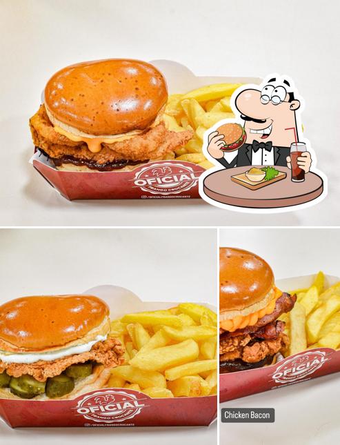 Peça um hambúrguer no Frango Frito - Oficial Frango Crocante - Joinville -Loja Sul
