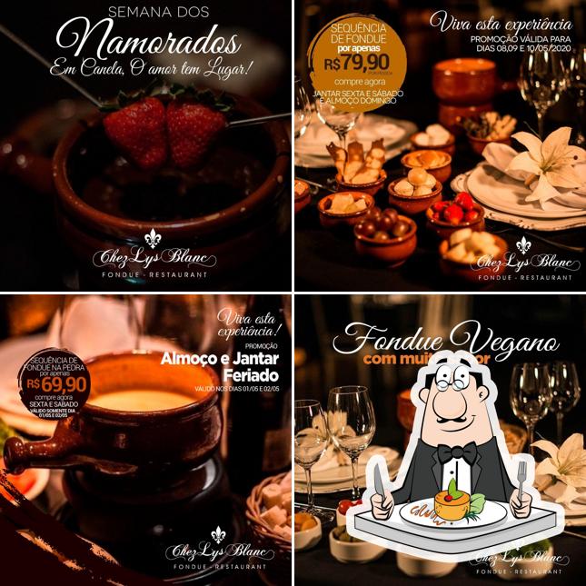 Platos en Chez Lys Blanc