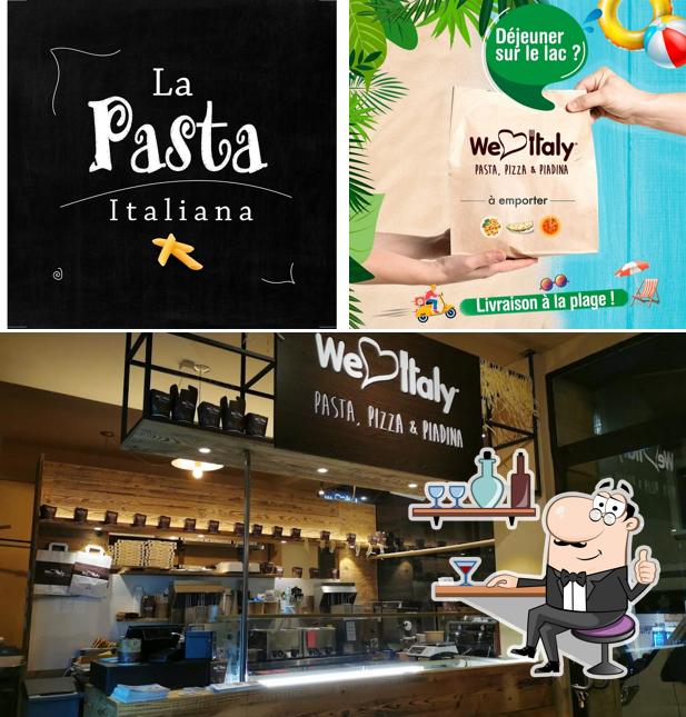 Dai un'occhiata agli interni di I Italy, pasta, pizza & piadina, Lausanne