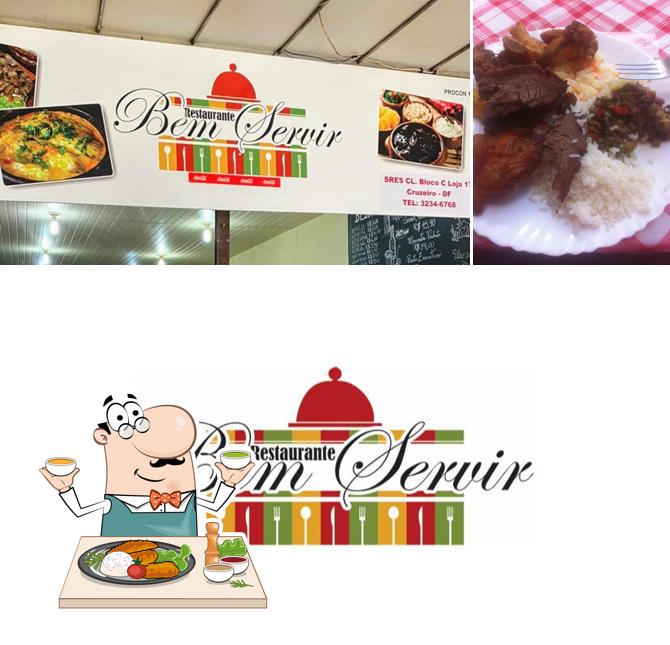 Comida em Restaurante Bem Servir Cruzeiro