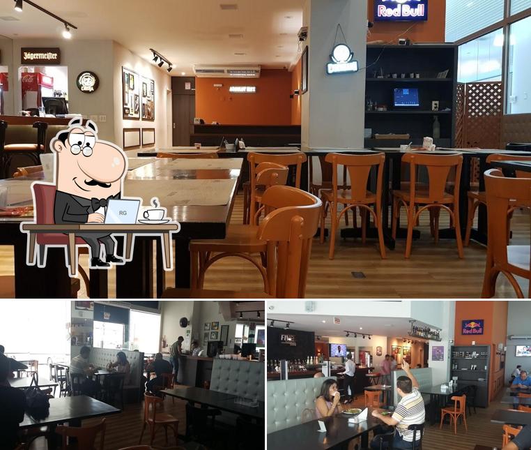 O interior do Boteco do Forte