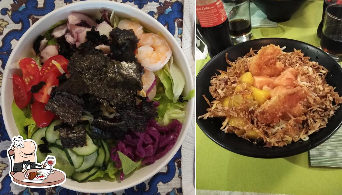 Ordina i piatti di carne a Ohana Pokè