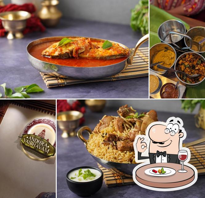 Food at ANDHRA VAIBHAVAM RESTAURANT