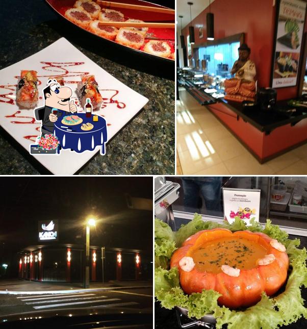 Experimente frutos do mar no Kanoa sushi e Temakeria