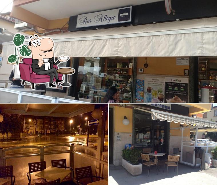 Dai un'occhiata agli interni di Bar Allegro