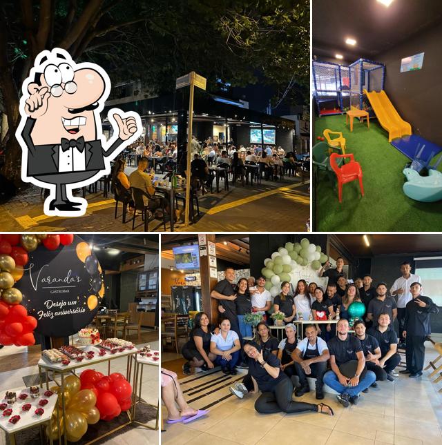 O interior do Varandas Gastrobar Gyn