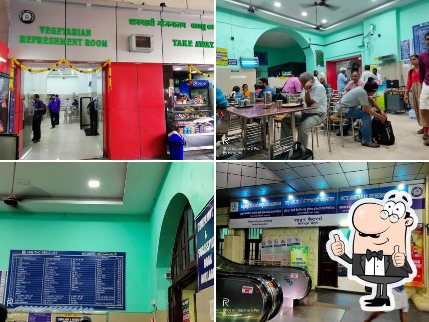 See this picture of IRCTC Vegetarian Refreshment Room
