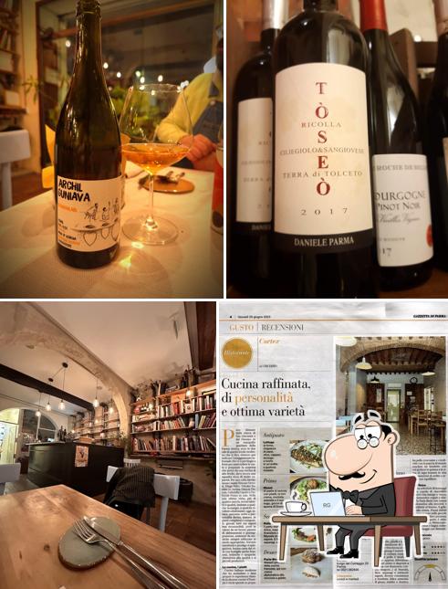 Tra le varie cose da Cortex Bistrot si possono trovare la interni e bevanda