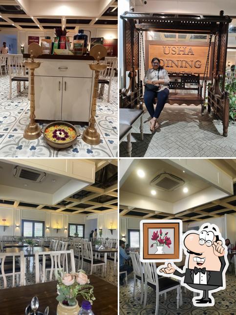 Check out how USHA Dining - Best Kolhapuri Mutton Thali Restaurant in Kolhapur looks inside