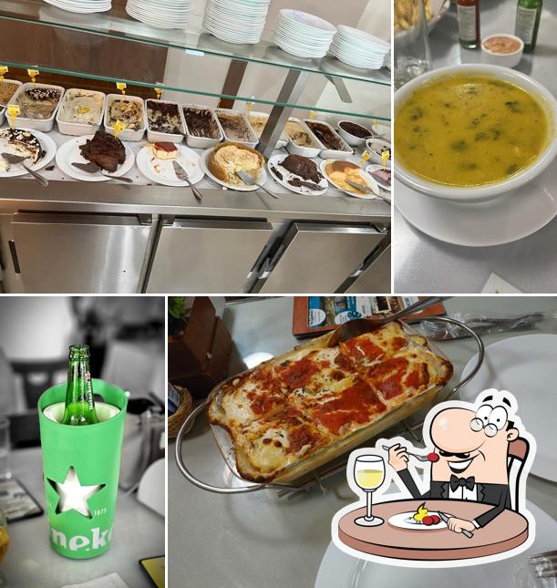 Comida em Rei do Caldo Restaurante & Pizzaria