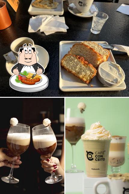 Comida em Café Conceito Aquarius