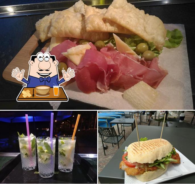 Questa è la foto che mostra la cibo e alcol di Chiosco Alta Marea Cafe