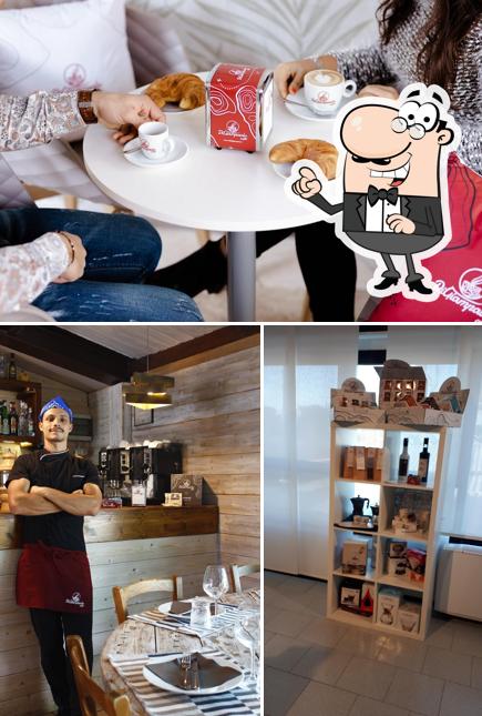 Questa è la foto che raffigura la interni e cibo di Di Giampaolo Caffè