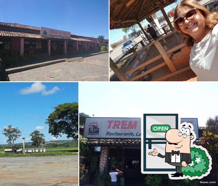 O exterior do TREM DE MINAS - CHURRASCARIA E LANCHONETE