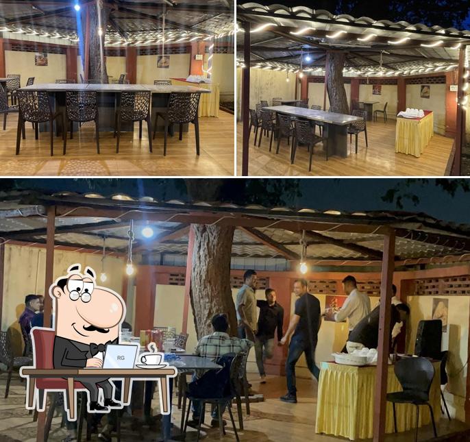 The interior of Dine On Wings Restaurant and Party Hall